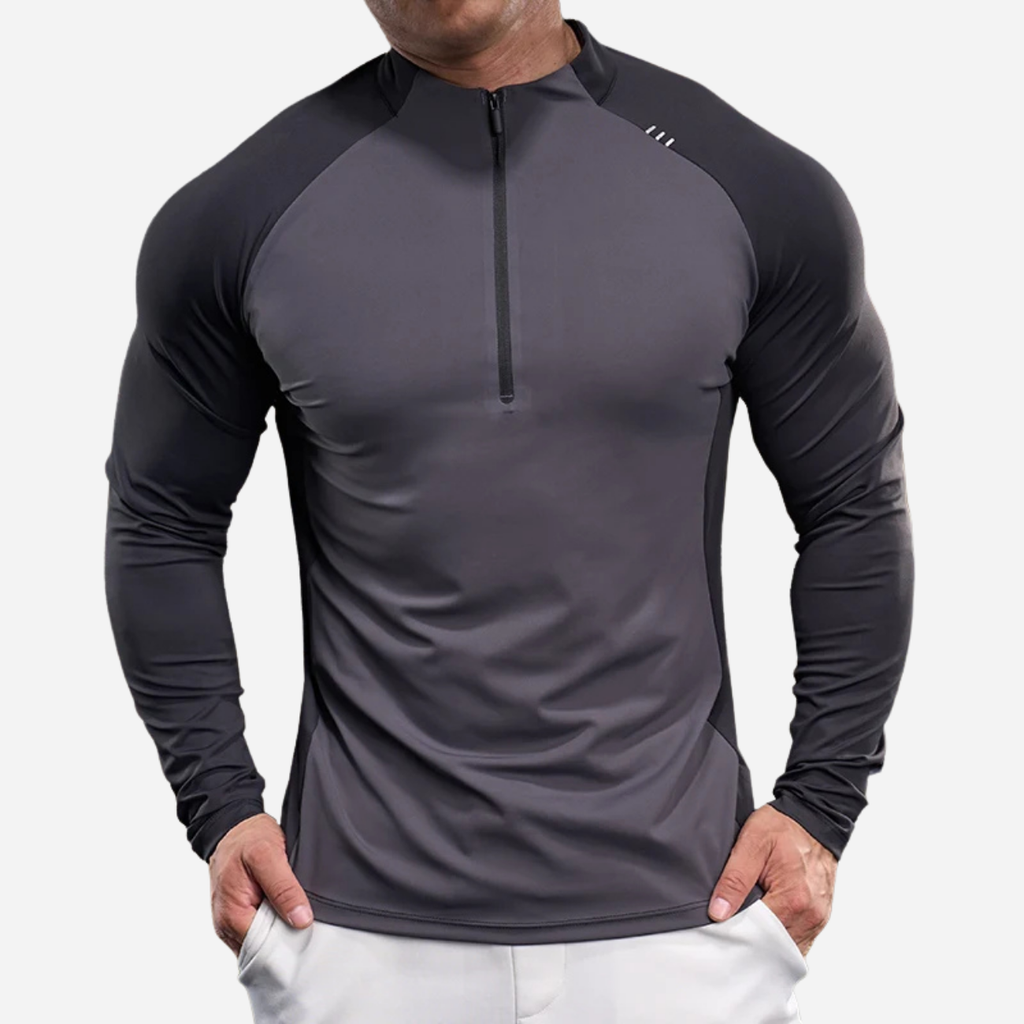 Half-Zip Compression T-Shirt