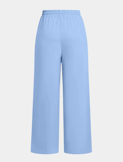 Women High Waist Straight Leg Trouser