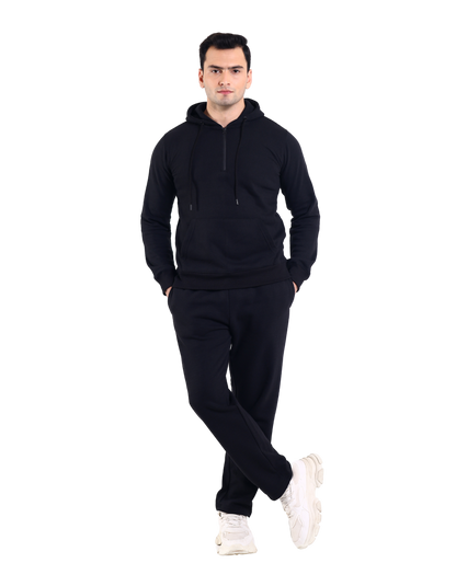 Men Half Zip Straight Leg Tracksuit