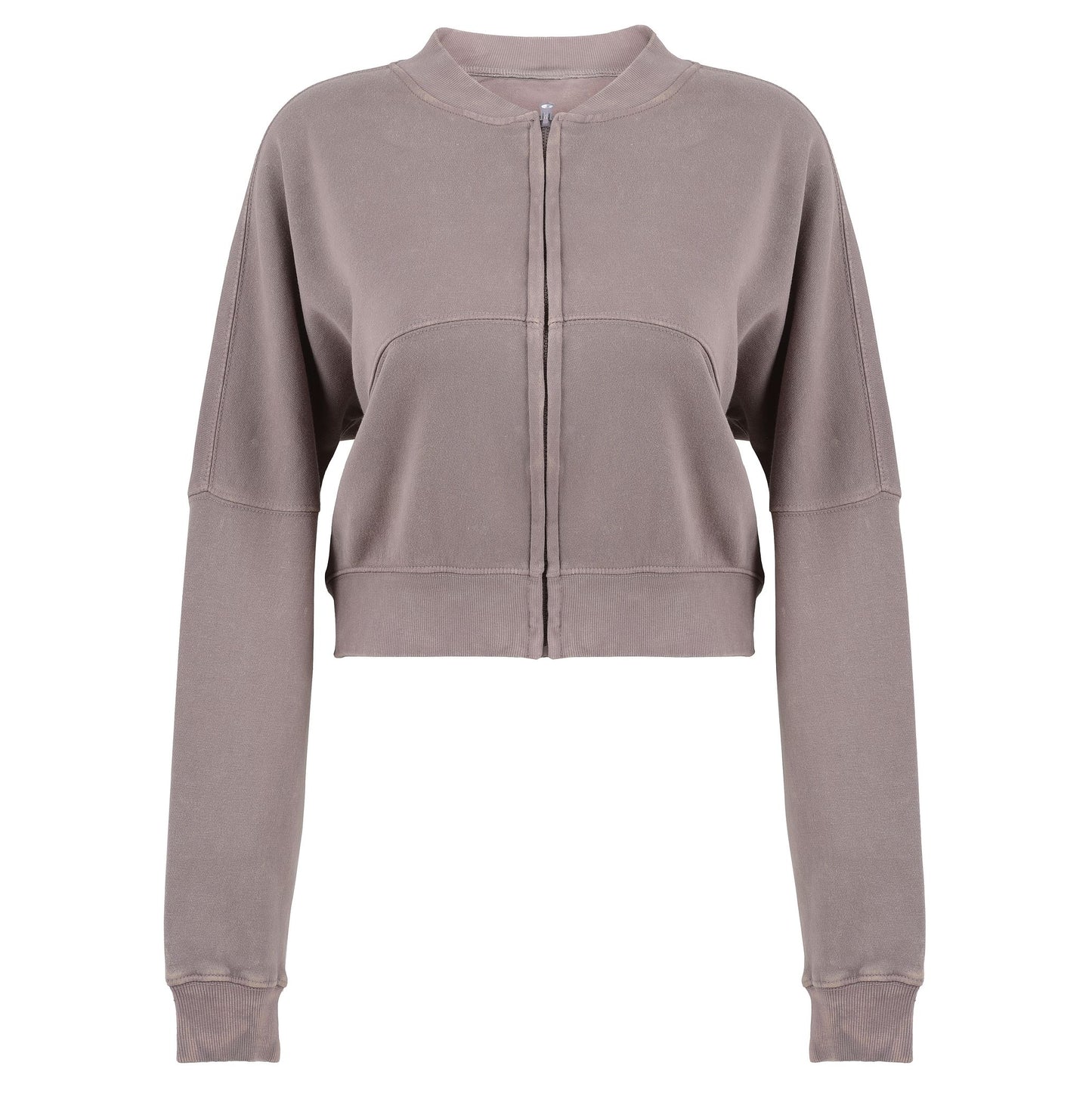 Women Crop Top Tracksuit - Jacket and Bottom