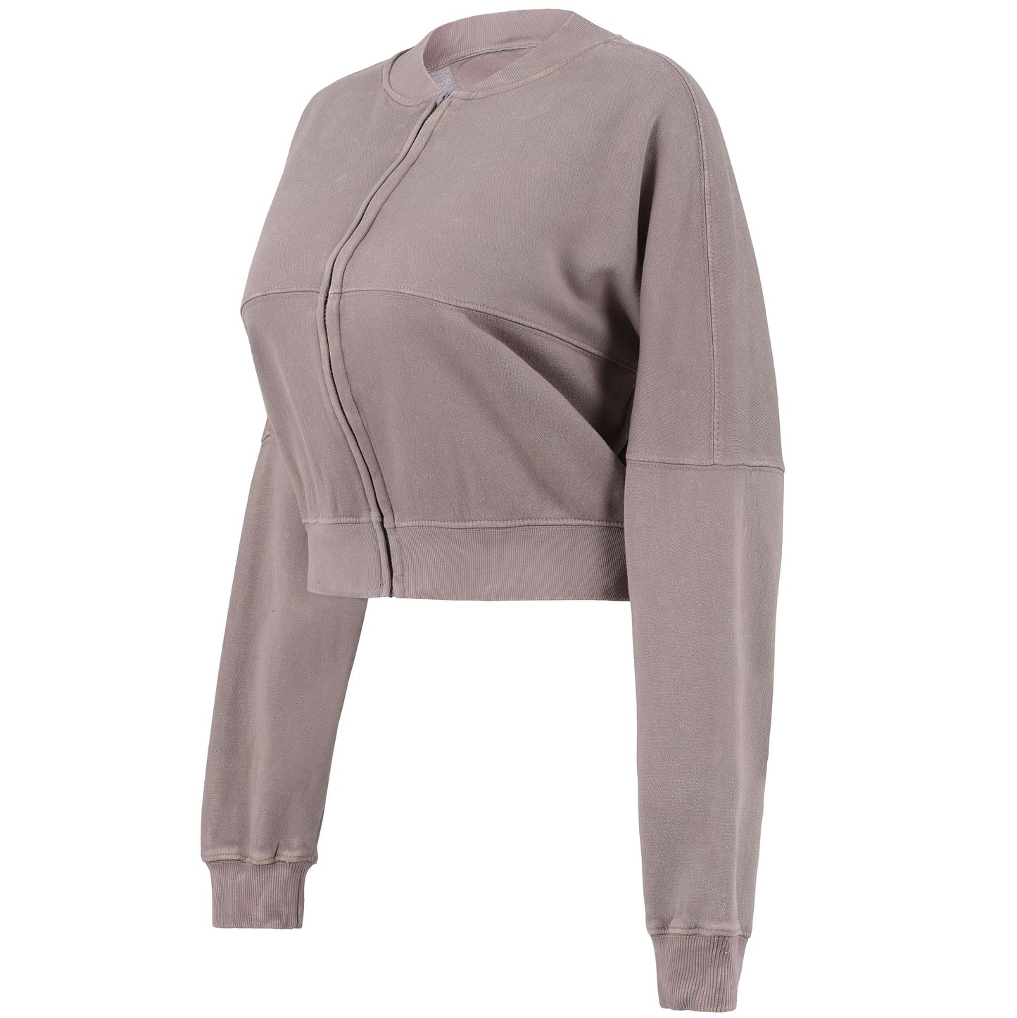 Women Crop Top Tracksuit - Jacket and Bottom